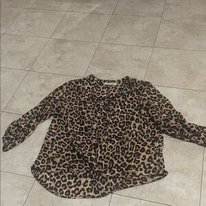 Leopard Print Blouse